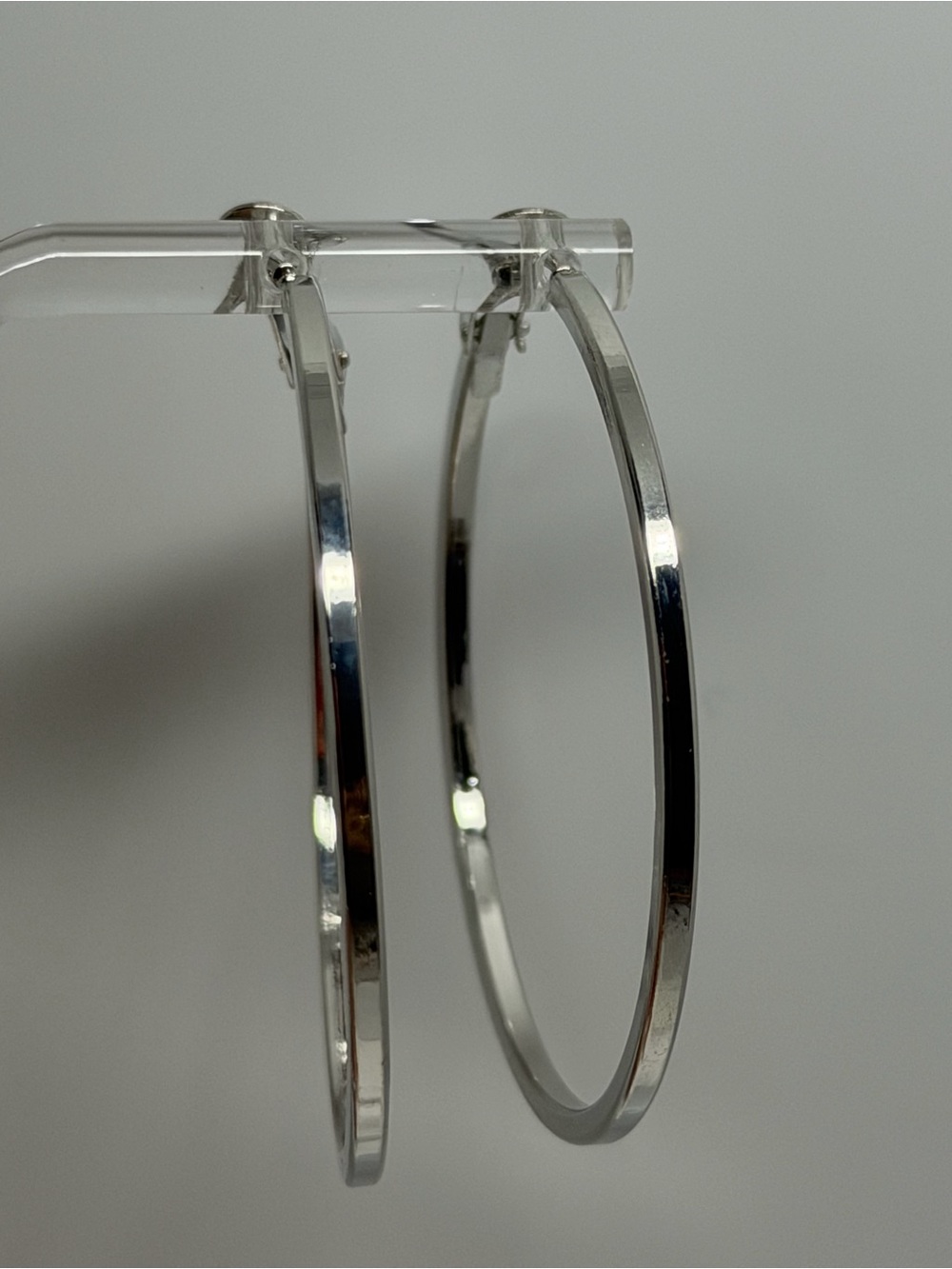 925 Sterling Silver needles  Hoop Earrings — Modern Women's Fashion Hoops